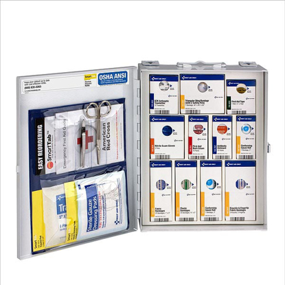Picture of BULK FIRST AID KIT, METAL, 25 PERSON