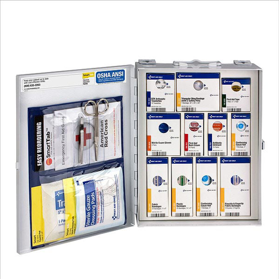 Picture of BULK FIRST AID KIT, METAL, 25 PERSON