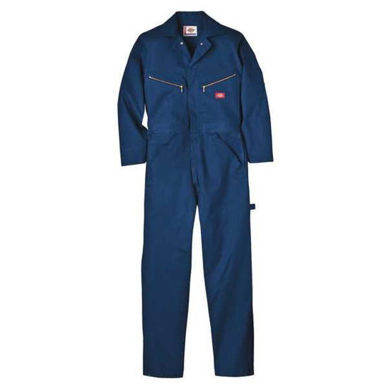 Picture of LONG SLEEVE COVERALLS, COTTON, NAVY, 3X