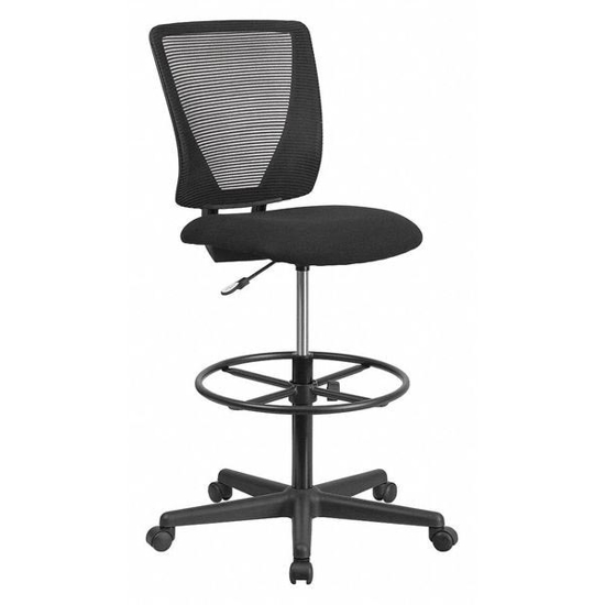 Picture of MESH DRAFTING CHAIR, BLACK