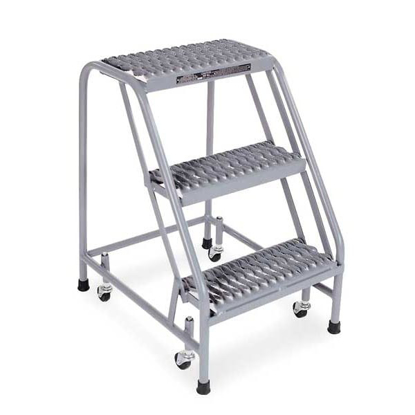 Picture of 30 IN STAINLESS STEEL ROLLING STEP, 3 STEPS