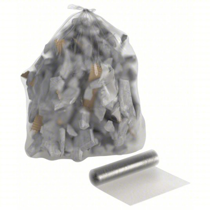 Picture of TRASH BAG- 33 GAL- SUPER HEXENE HAO- CORELESS ROLL- CLEAR- P