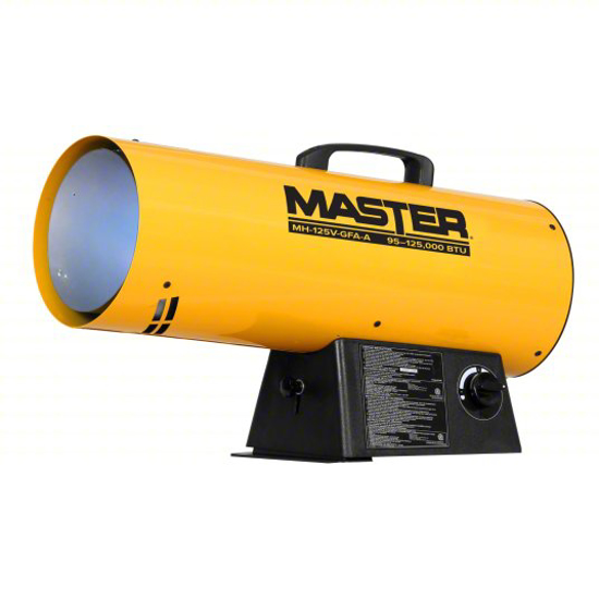 Picture of PORTABLE GAS TORPEDO HEATER- PROPANE- 125-000 BTUH- HEATING