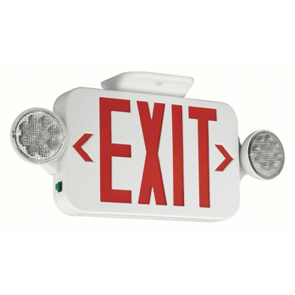 Picture of EXIT SIGN WITH EMERGENCY LIGHTS