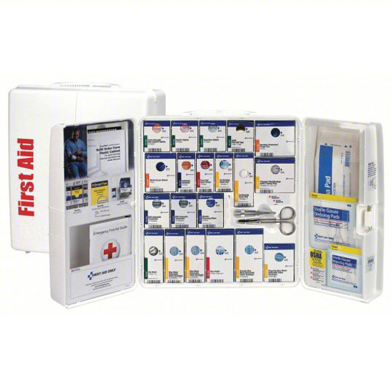 Picture of ONLY FIRST AID CABINET: INDUSTRIAL, 50 PEOPLE SERVED
