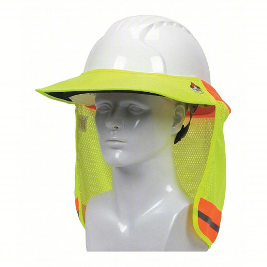 Picture of HARD HAT VISOR,HI VIS,YLLW