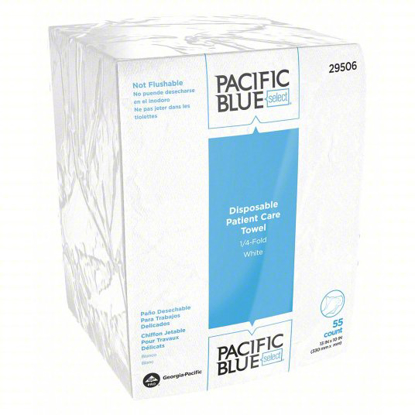 Picture of GP DRY WIPE 1/4 FOLD 13X10 IN WHT 24 PK