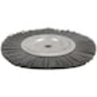 Picture of WHEEL BRUSH: 8" WHEEL DIA, 3/8" FACE WIDTH, STRAIGHT