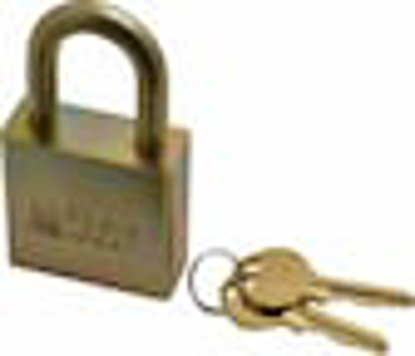 Picture of PADLOCK: STEEL, KEYED ALIKE, 1-3/4" WIDE, CHROME-PLATED