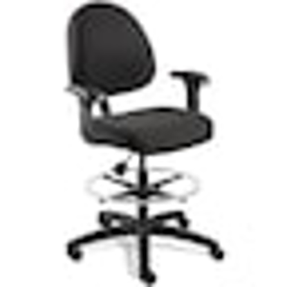 Picture of TASK CHAIR: OLEFIN, 24 TO 34" SEAT HEIGHT, BLACK, ADJUSTABL