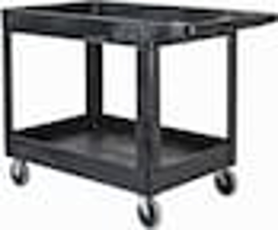 Picture of FLAT HANDLE 500LB BLK RUBBERMAID UTILITY CART