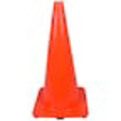 Picture of RIGID CONE: POLYVINYLCHLORIDE, 28" OAH, ORANGE