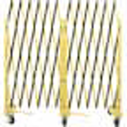 Picture of PORTABLE BARRIER GATE: 40" HIGH, STEEL FRAME, BLACK & YELLO