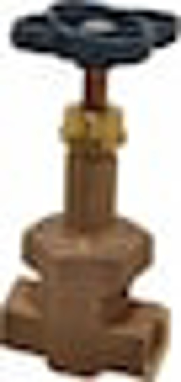 Picture of GATE VALVE: RISING STEM, 1/2" PIPE, THREADED, BRONZE