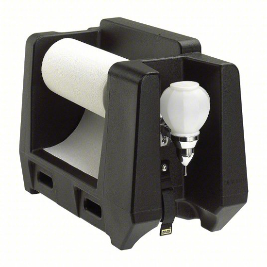 Picture of PAPER TOWEL AND SOAP DISPENSER BLACK