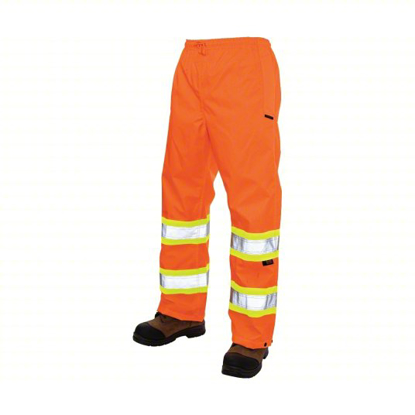 Picture of HI-VISIBILITY RAIN PANTS, 31X32, ORANGE