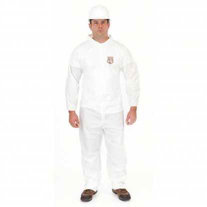 Picture of DISPOSABLE COVERALLS: XL, 25/CS