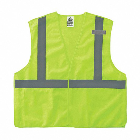 Picture of SAFETY VEST, HI-VIS, MESH, S/M, LIME