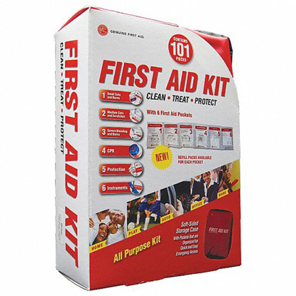 Picture of FIRST AID KIT AND HOUSING: GP, 10 PEOPLE SERVED, NYLON