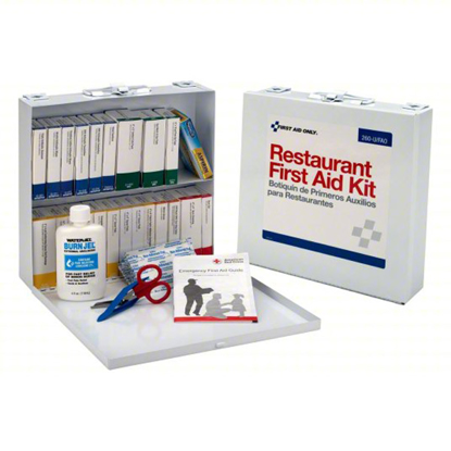 Picture of FIRST AID KIT AND HOUSING: 75 PEOPLE SERVED, METAL
