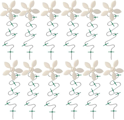 Picture of SHOWER DRAIN HAIR CATCHER – DISPOSABLE WHITE FLOWER (12-PACK