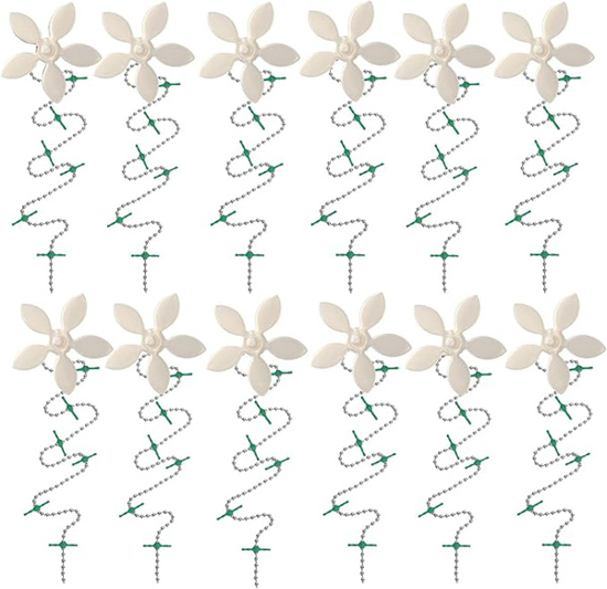 Picture of SHOWER DRAIN HAIR CATCHER – DISPOSABLE WHITE FLOWER (12-PACK