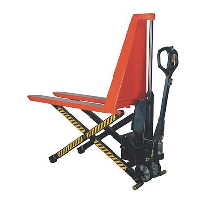 Picture of POWERED-LIFT/MANUAL-PUSH HIGH-LIFT PALLET JACK