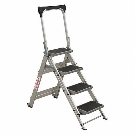 Picture of FOLDING STEP STOOL,  4 STEPS