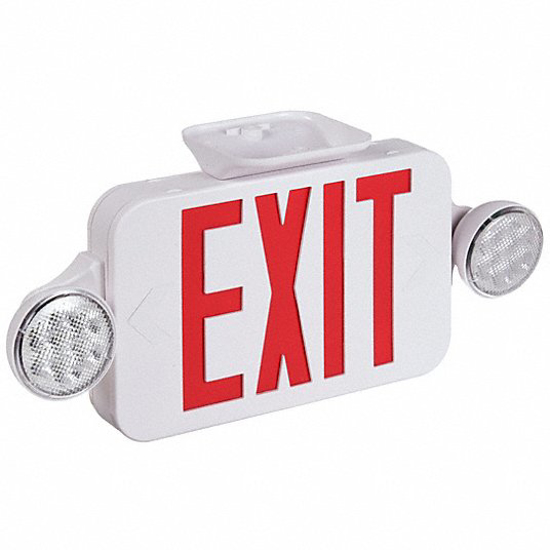 Picture of EXIT SIGN WITH EMERGENCY LIGHTS