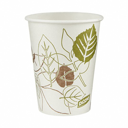 Picture of 8 OZ PAPER DISPOSABLE HOT CUP- WHITE- 1000 PK