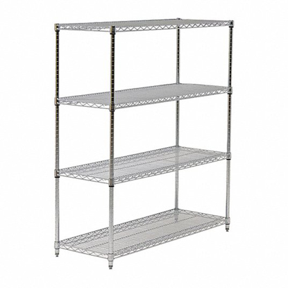 Picture of WIRE SHELVING UNIT- STARTER- 72 IN X 24 IN