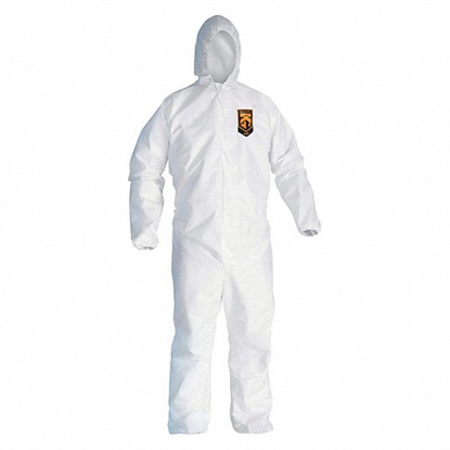 Picture of HOODED DISPOSABLE COVERALLS WITH ELASTIC CUFF- SMS MATERIAL