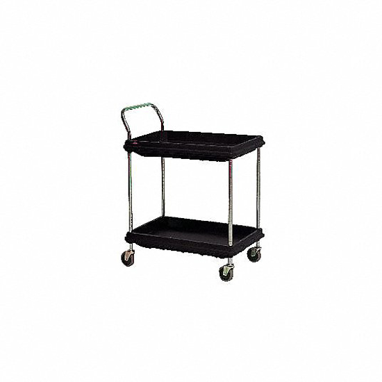Picture of UTILITY CART WITH DEEP LIPPED PLASTIC SHELVES