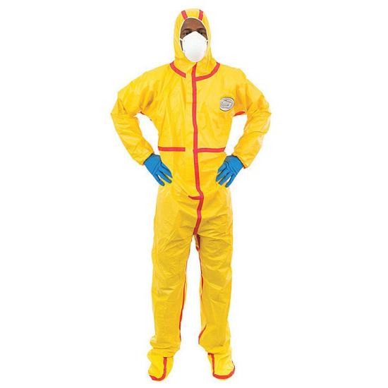 Picture of CHEMICAL RESISTANT COVERALL, HOODED, XL, 6 PACK