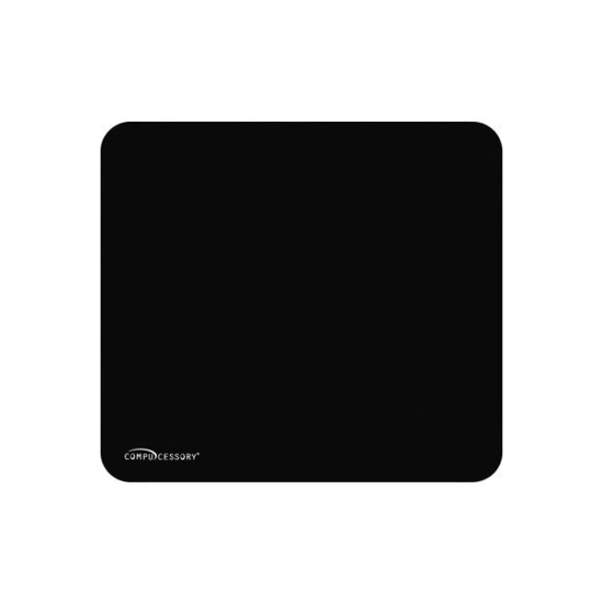 Picture of ECONOMY MOUSE PAD, NON-SKID RUBBER BASE, BLACK, 1 DZ