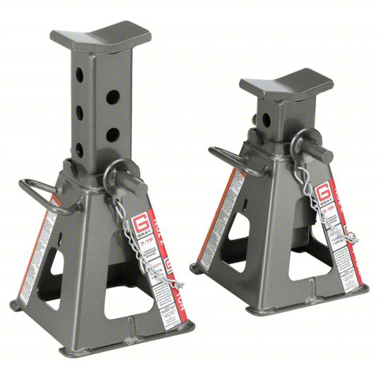 Picture of 7-1/2 X 7-1/2 PIN STYLE VEHICLE STANDS- LIFTING CAPACITY (T