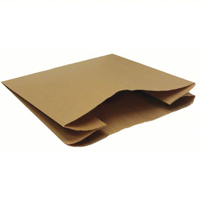Picture of TRASH BAG- 7 GAL- PAPER- FLAT PACK- BROWN- PK 250