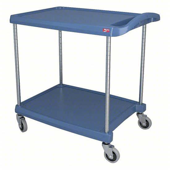 Picture of UTILITY CART WITH ANTIMICROBIAL LIPPED PLASTIC SHELVES