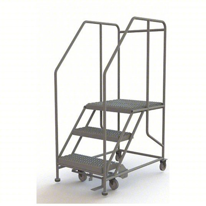 Picture of FORWARD DESCENT ROLLING WORK PLATFORM- STEEL- SINGLE ACCESS