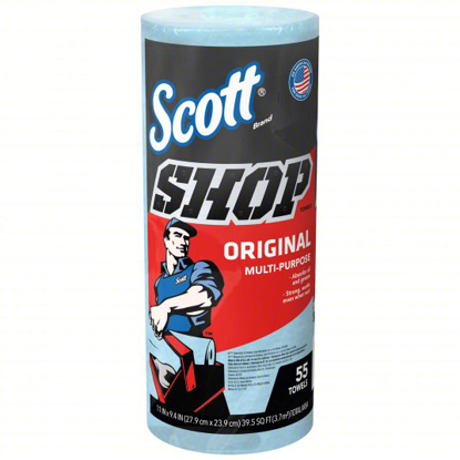 Picture of DRY WIPE ROLL- SCOTT SHOP TOWELS- 10 IN X 11 IN- NUMBER OF