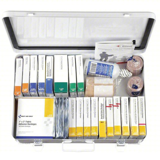 Picture of FIRST AID KIT- KIT- METAL- INDUSTRIAL- 10 PEOPLE SERVED PER