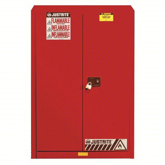 Picture of 45 GAL FLAMMABLE CABINET- MANUAL SAFETY CABINET DOOR TYPE-