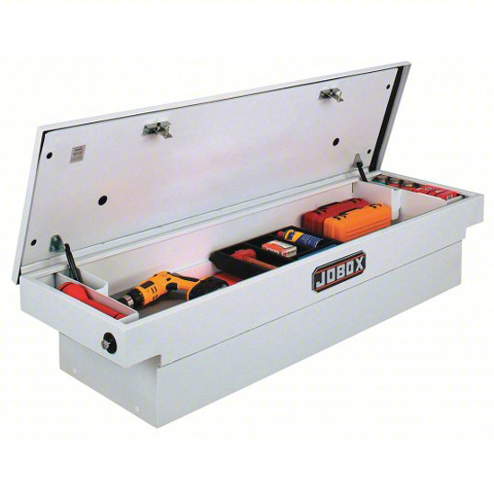 Picture of CROSSOVER TRUCK BOX- STEEL- WHITE- SINGLE- 9.2 CU FT