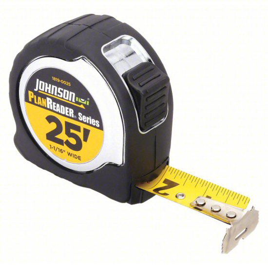 Picture of TAPE MEASURE: INCH, NONMAGNETIC, 25 FT